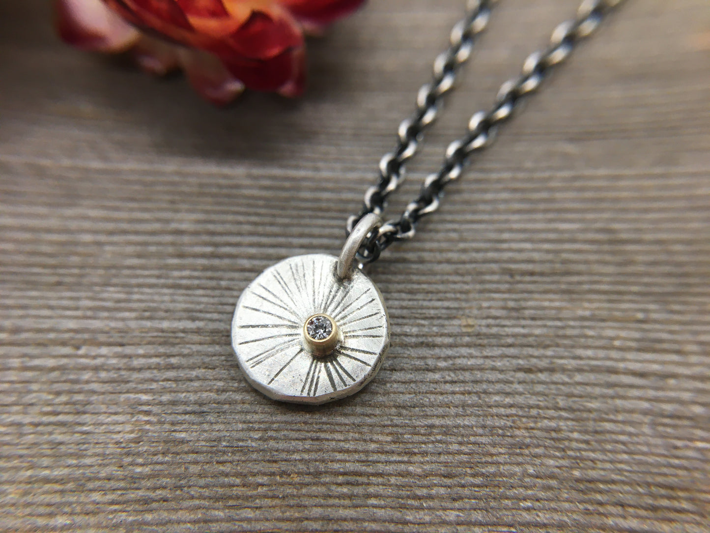 Diamond Star Seed Necklace