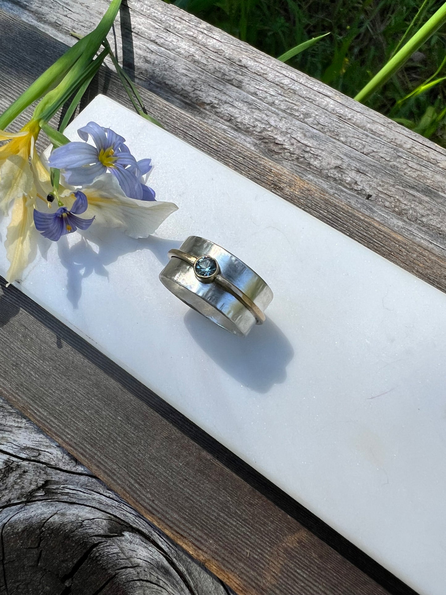 Montana Sapphire Belted Ring