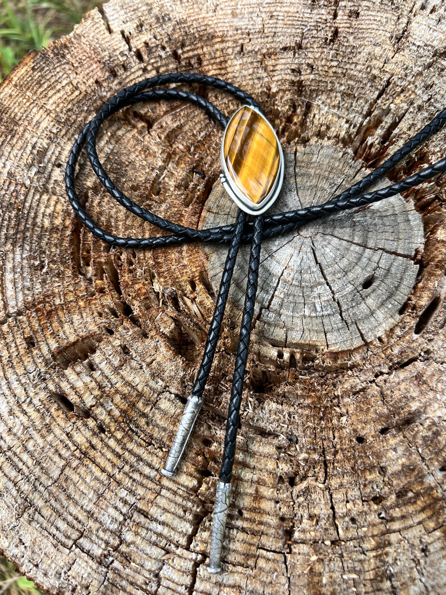 Tigers Eye Bolo Tie