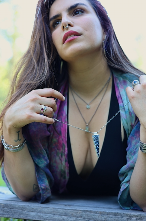 Petrified Palm Necklace