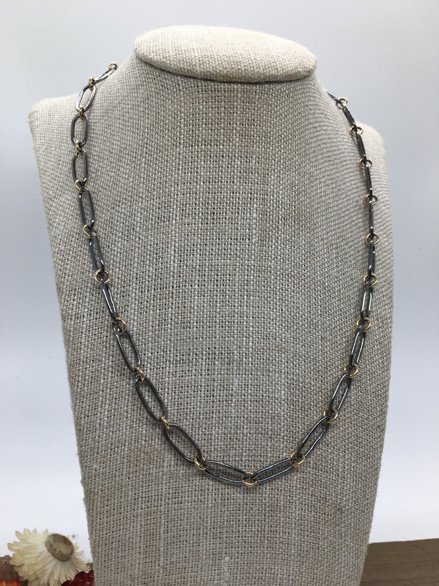 Mixed Metal Heavyweight Hand Formed Chain