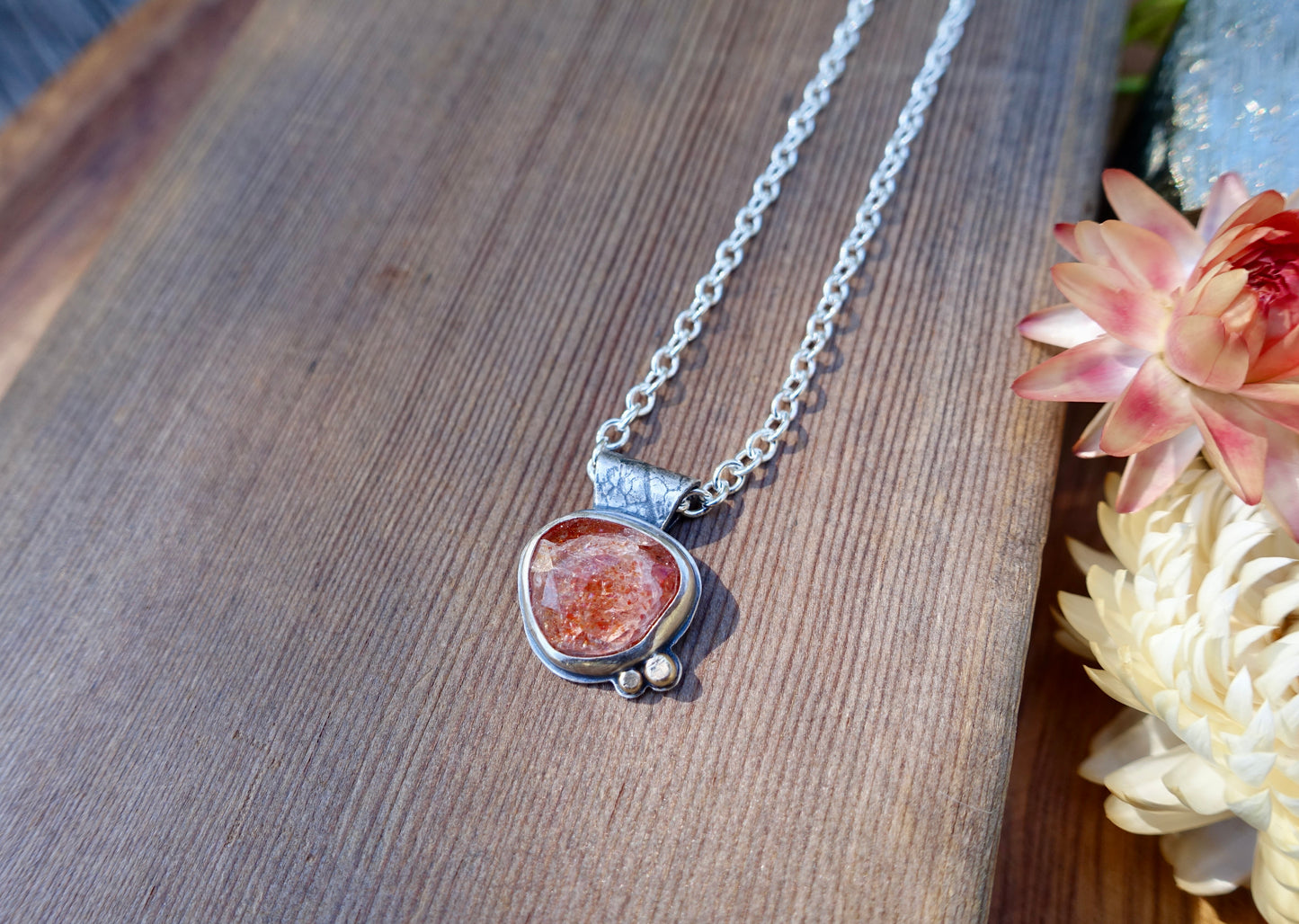 Petite Rose-Cut Gemstone Necklaces