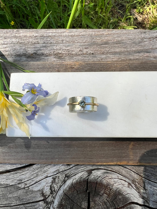 Montana Sapphire Belted Ring