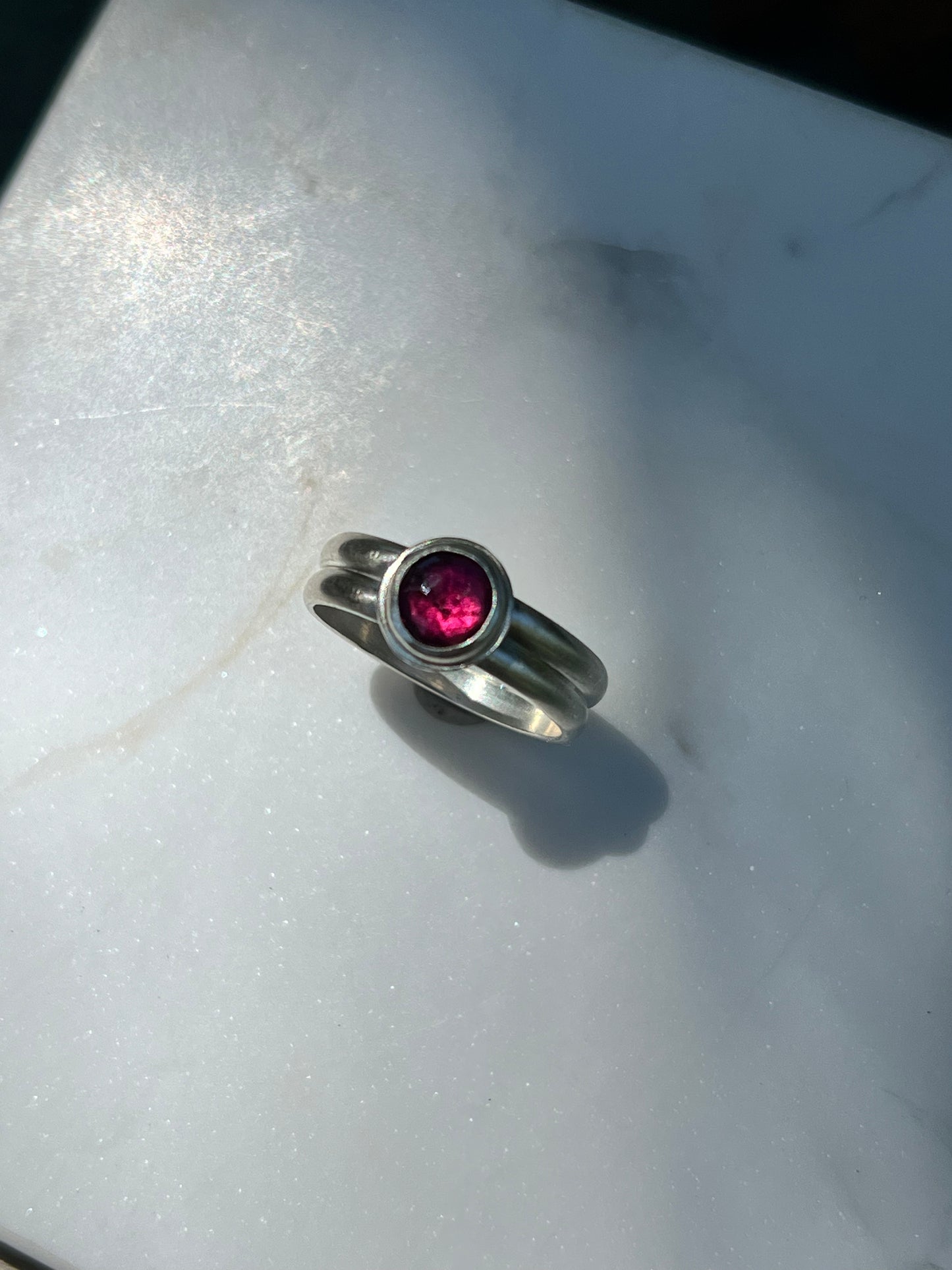 Pink Tourmaline Ring