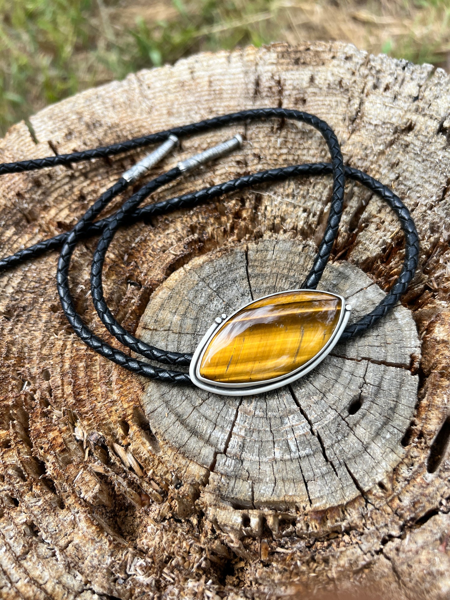 Tigers Eye Bolo Tie